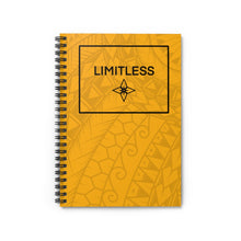 Load image into Gallery viewer, Tribal LIMITLESS Square Spiral Notebook - Ruled Line (Yellow)
