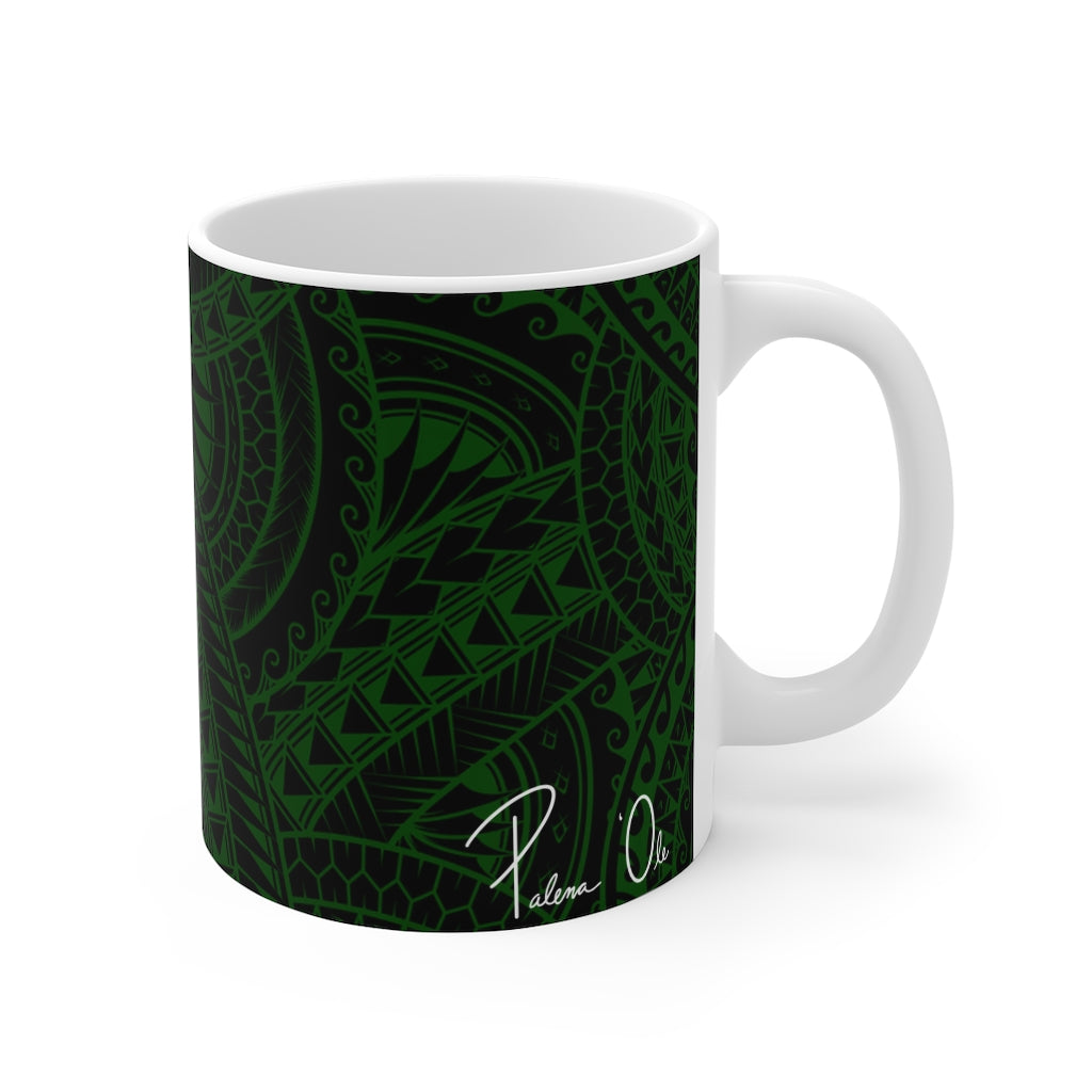 Tribal Graphic Mug 11oz (Green)