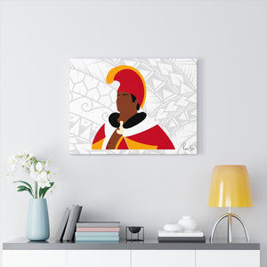 King Kamehameha I Canvas Gallery Wraps (White)