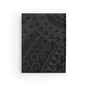 Tribal King Kamehameha II Journal - Ruled Line (Black)