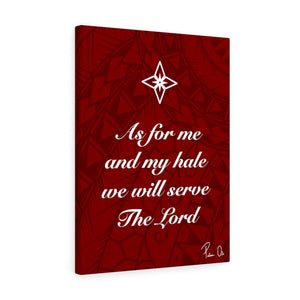 Scripture Canvas Gallery Wraps (Red)