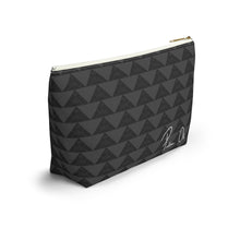 Load image into Gallery viewer, ‘Io Script Accessory Pouch w T-bottom (Gray)
