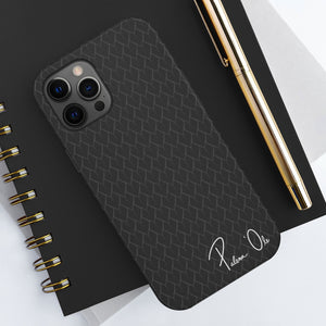 Spear Script Phone Case (Gray)