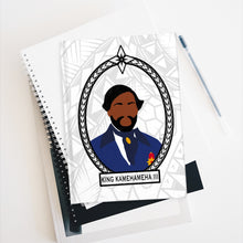 Load image into Gallery viewer, Tribal King Kamehameha III Journal - Ruled Line (White)

