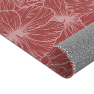 Hibiscus Area Rug (Light Pink)