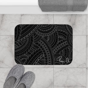 Tribal Bath Mat (Gray)