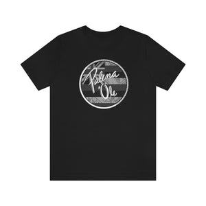 Kanaka Kollection Palena ‘Ole Flag Unisex Jersey Short Sleeve Tee (B&W)