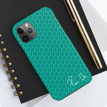 Load image into Gallery viewer, Spear Script Phone Case (Teal)
