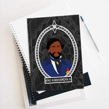 Load image into Gallery viewer, Tribal King Kamehameha III Journal - Ruled Line (Black)
