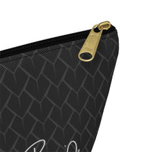 Load image into Gallery viewer, Spear Script Accessory Pouch w T-bottom
