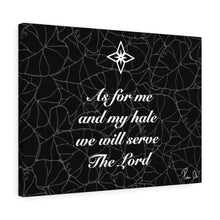 Load image into Gallery viewer, Dark Kalo Scripture Canvas Gallery Wraps
