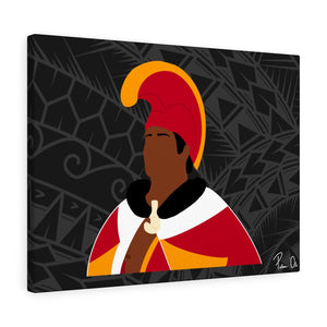 King Kamehameha I Canvas Gallery Wraps (Black)