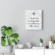 Load image into Gallery viewer, Scripture Canvas Gallery Wraps (White)
