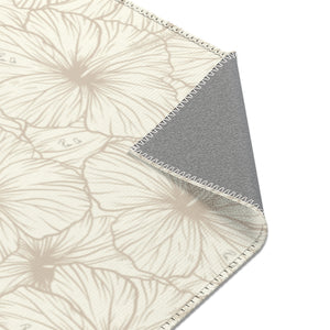 Hibiscus Area Rug (Off White)