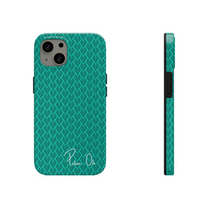 Spear Script Phone Case (Teal)
