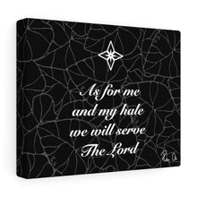 Load image into Gallery viewer, Dark Kalo Scripture Canvas Gallery Wraps
