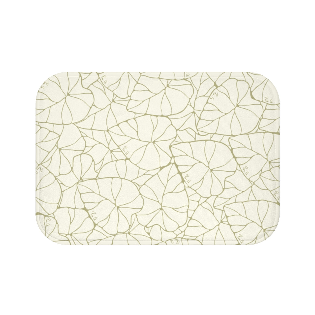 Kalo Bath Mat (Green/White)