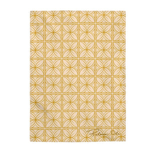 Lani Velveteen Plush Blanket (Yellow)