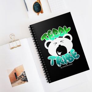 TEDDY TRIBE Spiral Notebook - Ruled Line (Black)
