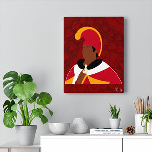 King Kamehameha I Canvas Gallery Wraps (Red)