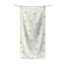 Load image into Gallery viewer, Hibiscus Polycotton Towel (Off White)
