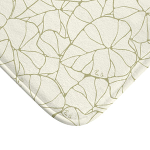 Kalo Bath Mat (Green/White)