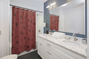 Hibiscus Shower Curtain (Pink)