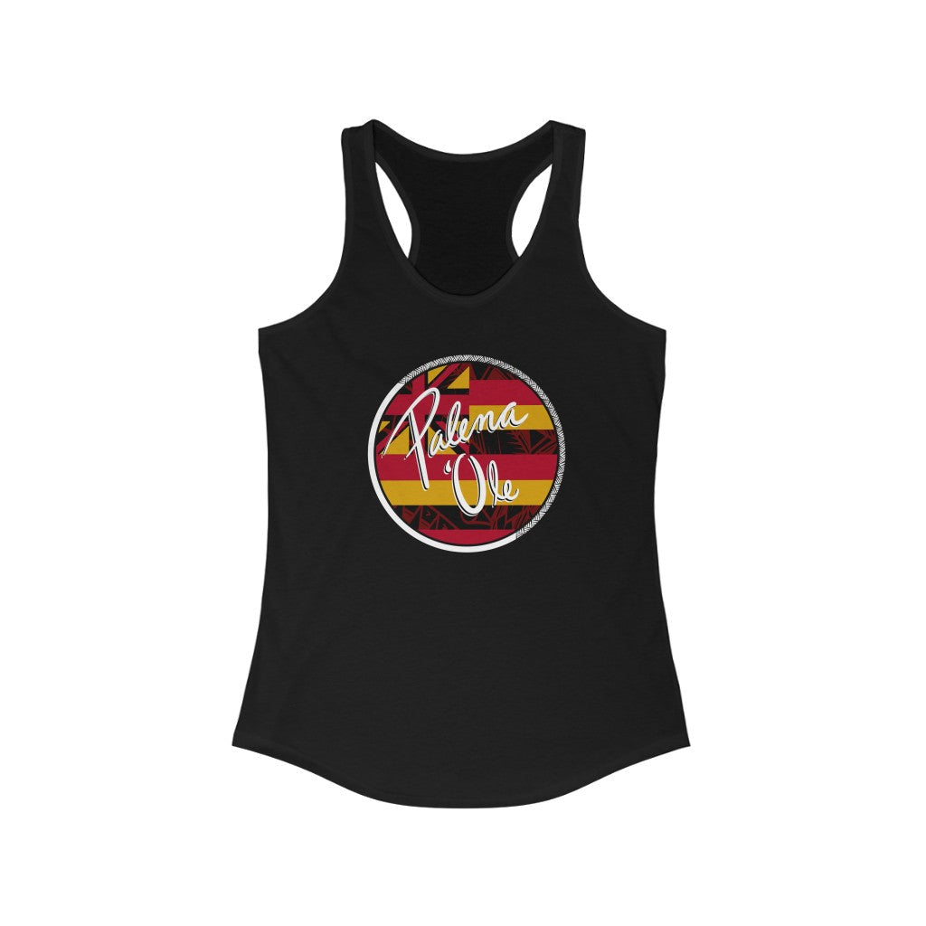 Kanaka Kollection Palena ‘Ole Flag Racerback Tank (Red)