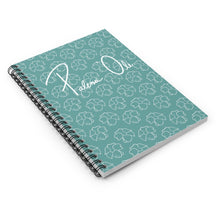 Load image into Gallery viewer, Puakenikeni Spiral Notebook - Ruled Line (Blue)
