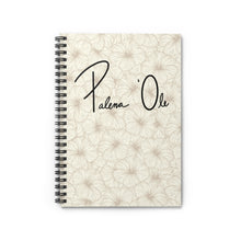 Load image into Gallery viewer, Hibiscus Spiral Notebook - Ruled Line (Off White)
