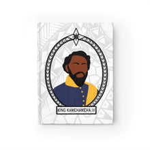 Load image into Gallery viewer, Tribal King Kamehameha IV Journal - Ruled Line (White)
