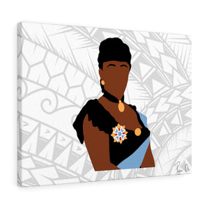 Queen Liliuokalani Canvas Gallery Wraps (White)